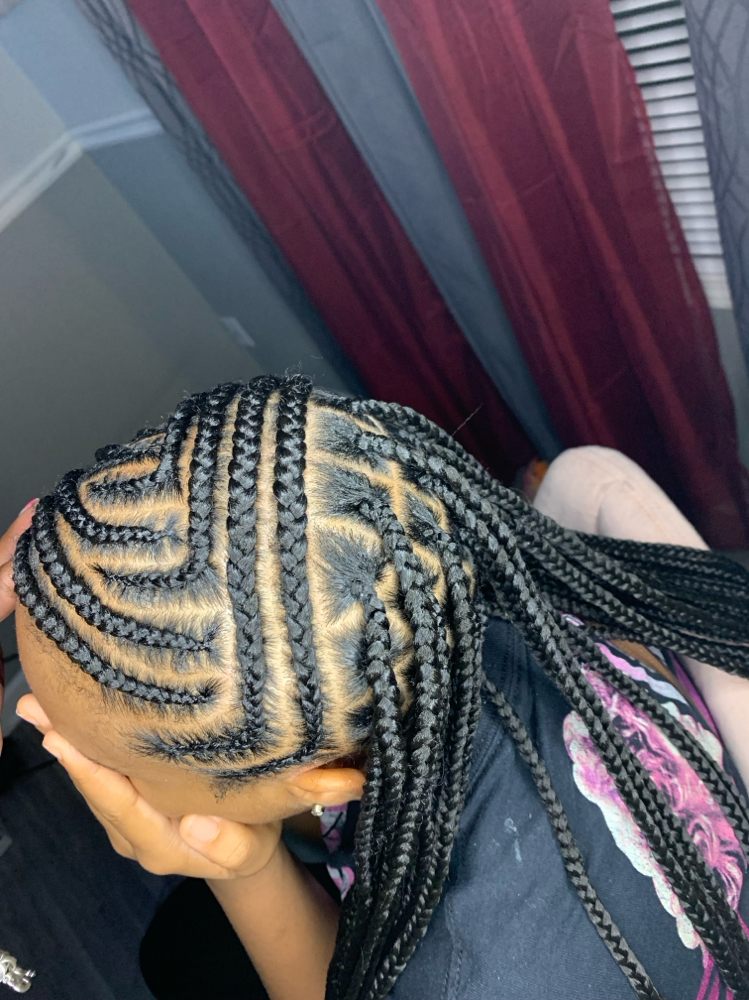Fulani Braids at Braided Beauty by Keaha in Columbus, GA