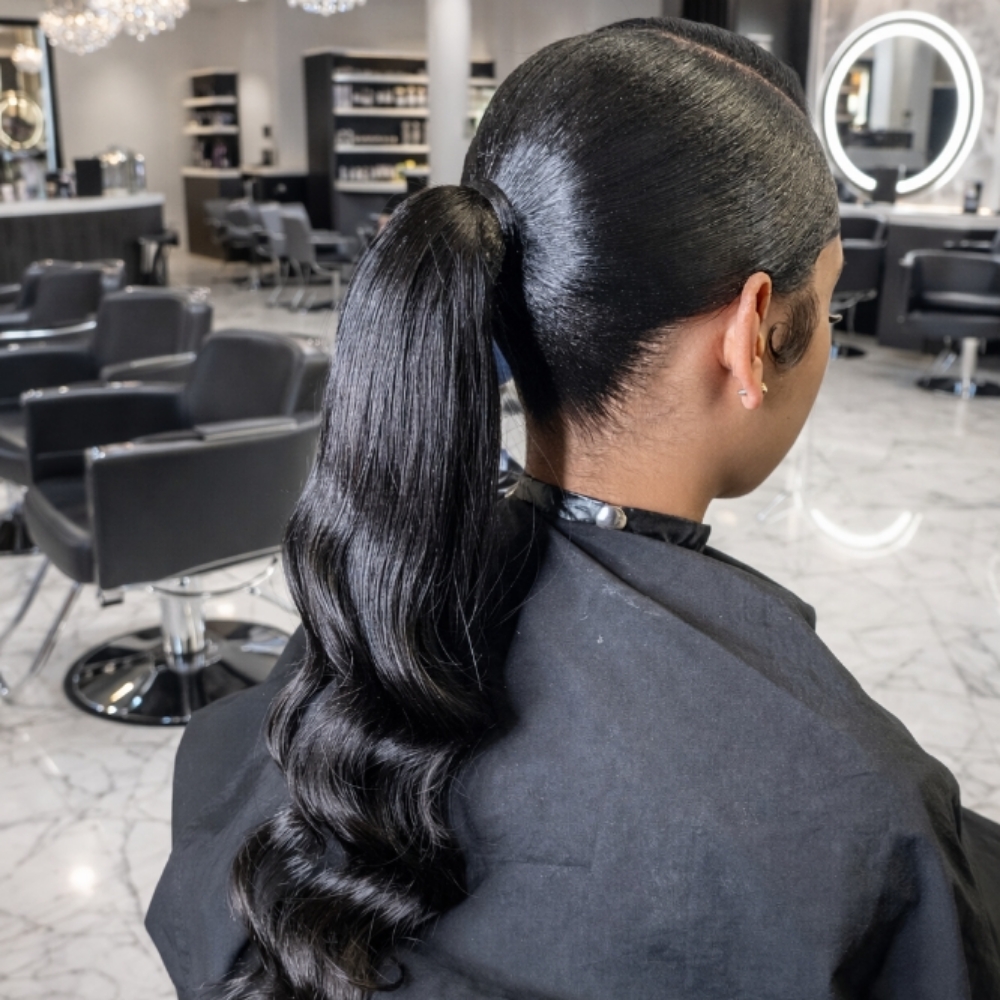 Ponytail extension at Encisions Pro Hair Designs LLC in Madison Heights, MI