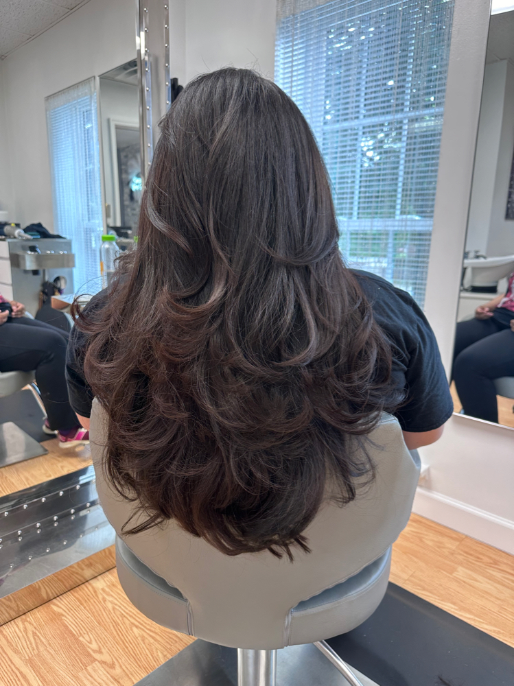 Haircut ( Long Thick Hair)