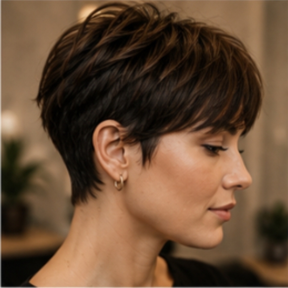 Short Haircut at Gregory's Salon & Spa LLC in Woodcrest, CA