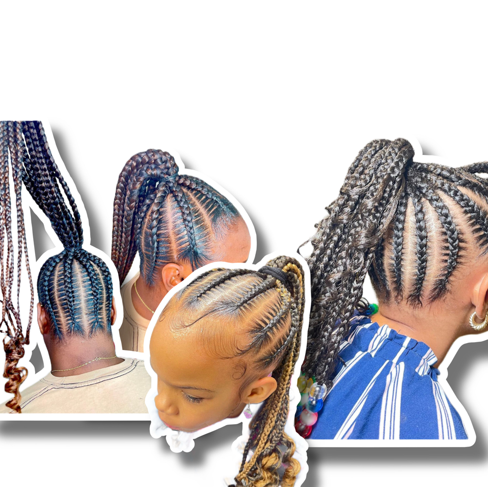 Feed In Ponytail