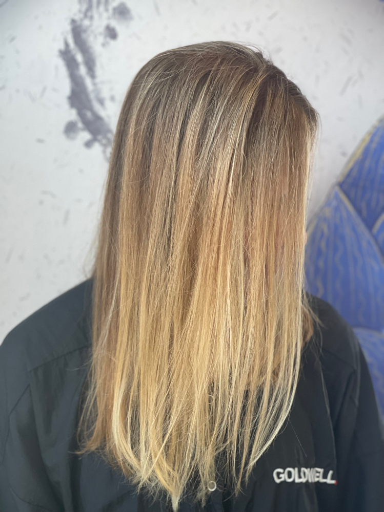 Color + Partial Highlight + Haircut