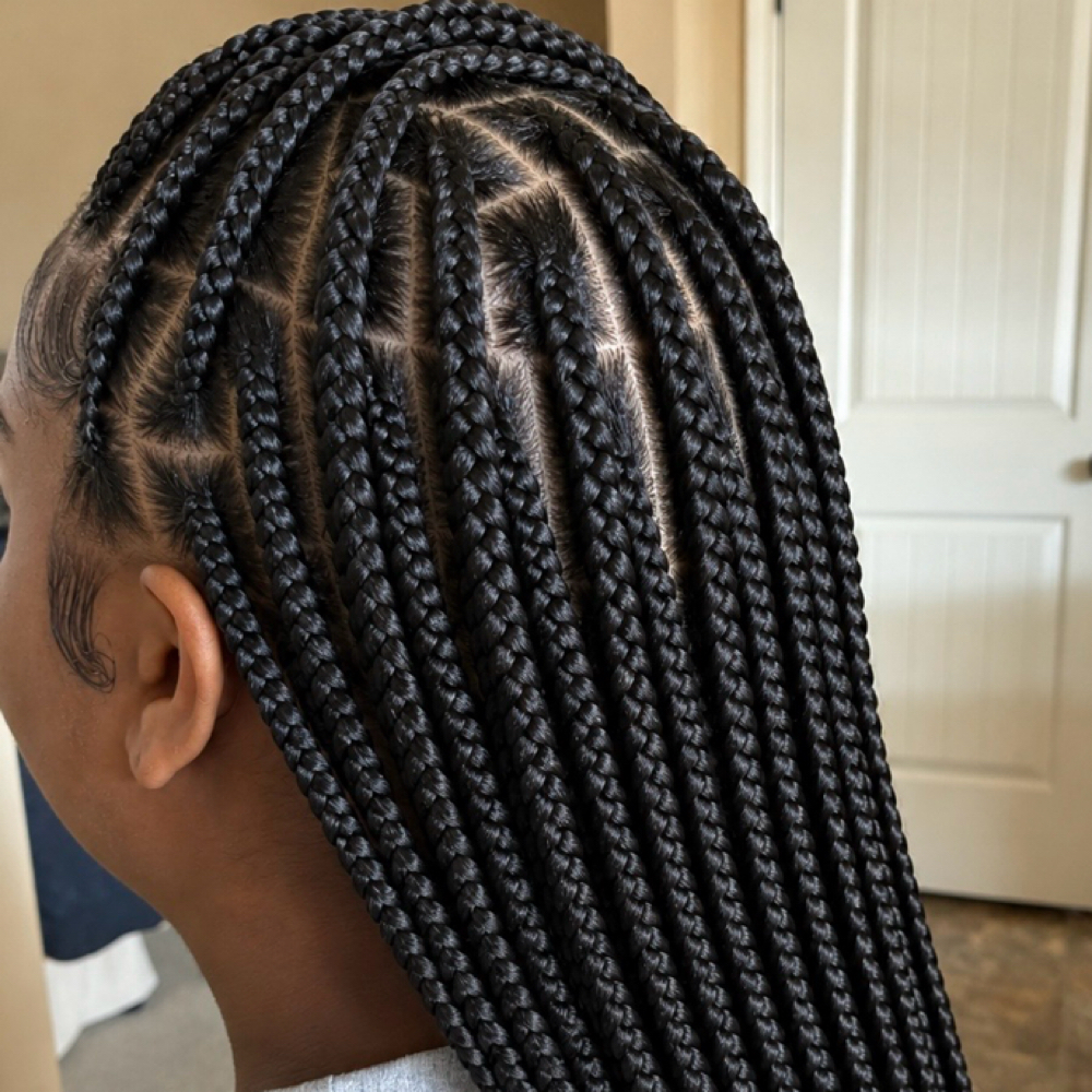 Medium Knotless (13+) at C’s Hair Salon in Augusta, GA