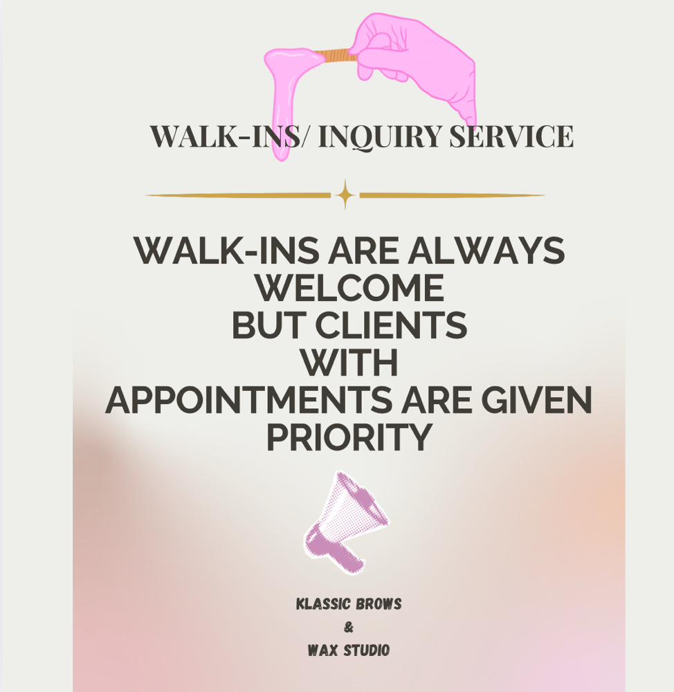 Walk-In & Inquiry Service