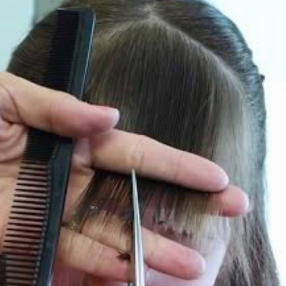 Bang Trim at EDGE Hair Company in Chesapeake, VA