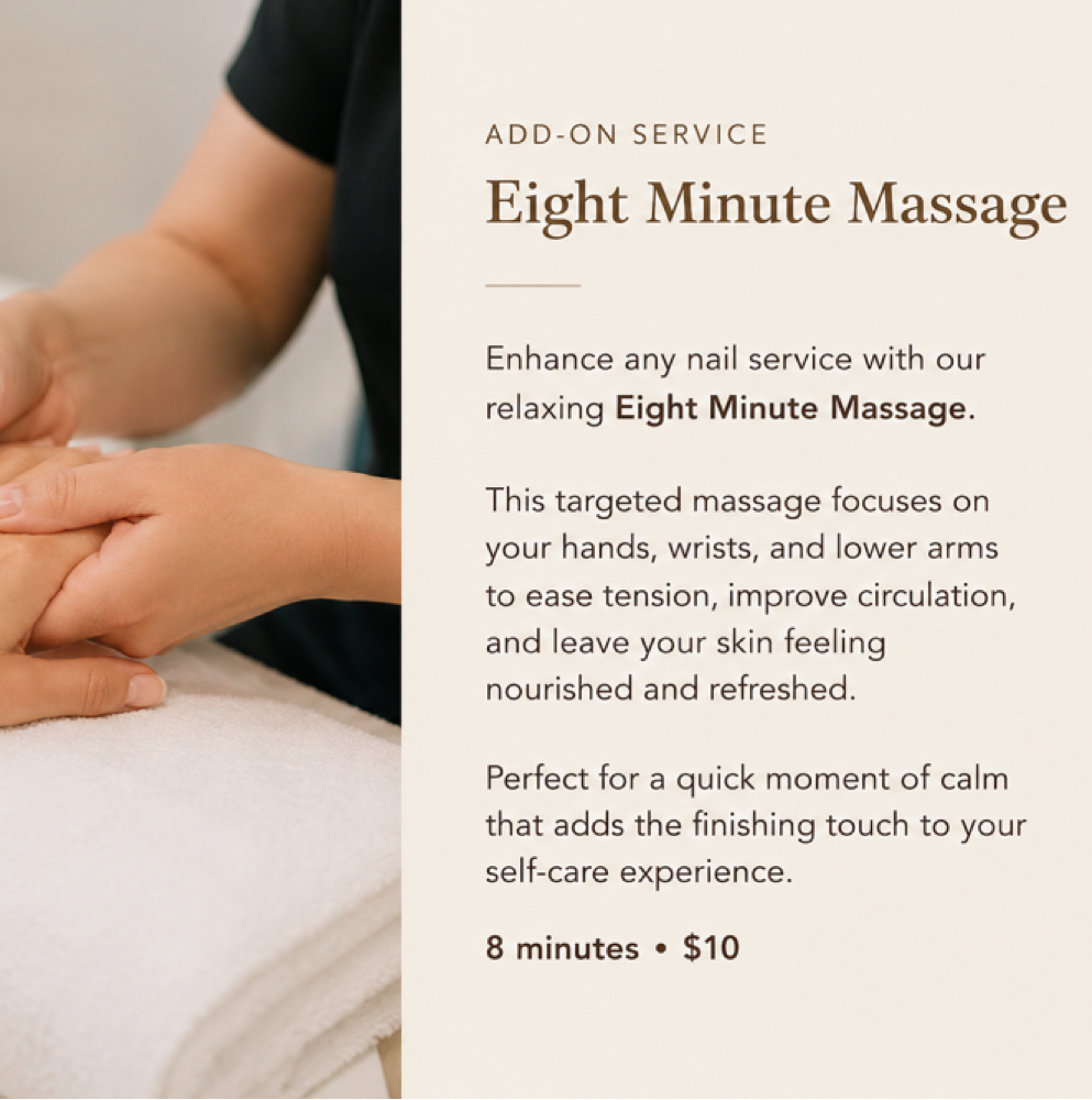 Relaxation Massage Add-On at Peace & Polish Nails by Lacey in Deer Park, WA