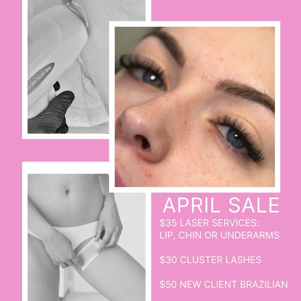 April Specials at The Gleaux Lab/Charmed Beauty, LLC in West Monroe, LA