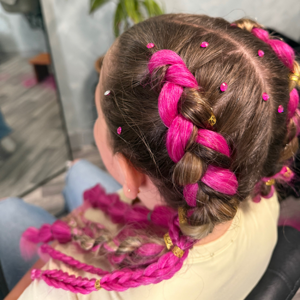 Festival Hair at Shed beauty co in Forest Grove, OR