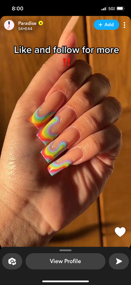 Long Acrylic Set