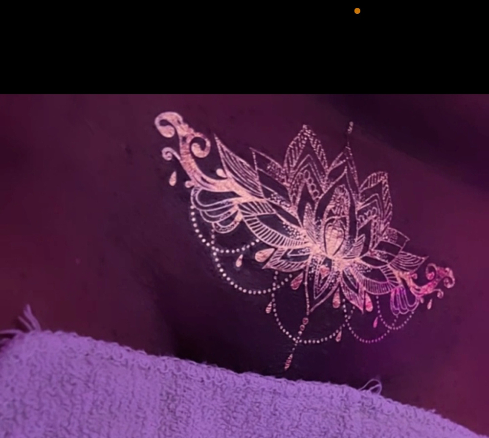 Gold Temp Tattoo