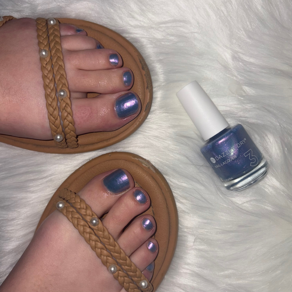 Dazzle Dry Pedicure at Starr Struck Nails LLC in Denver, CO