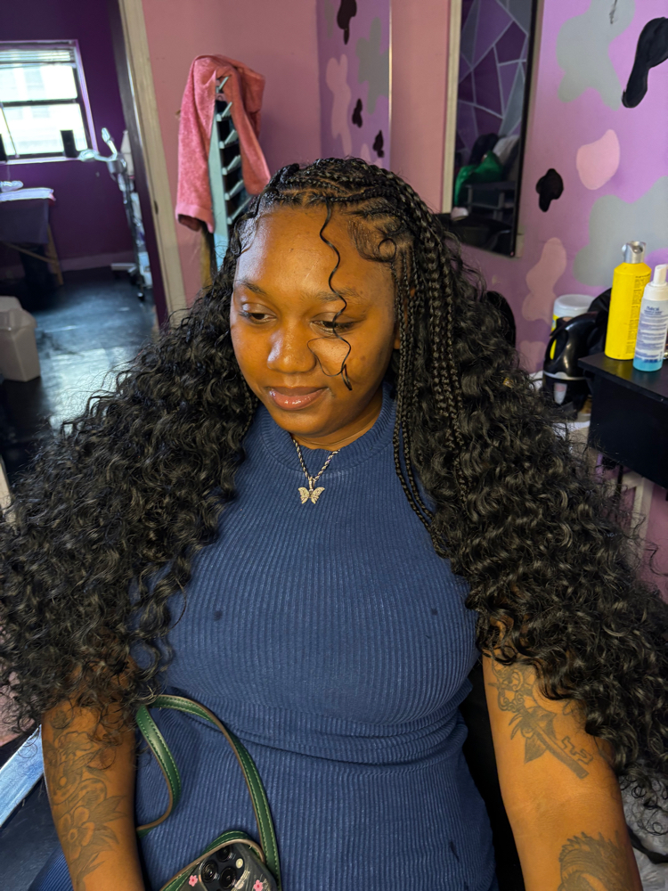 14-20 Small Stitch Braids  + weave