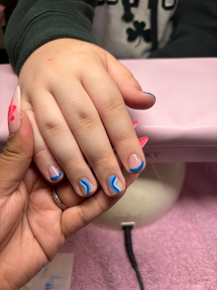 Gel Manicure Simple Nail Art