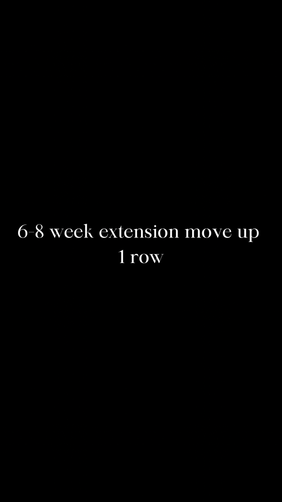 6-8 Week Move Up (1 Row)