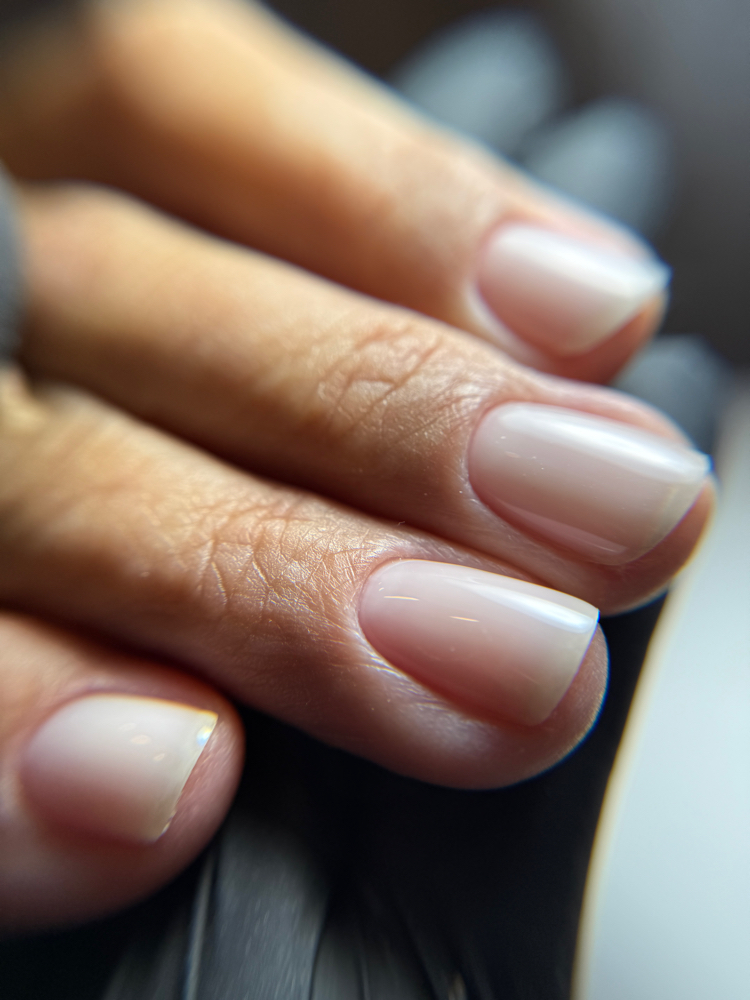 Short European Manicure at CG Beauty in philadelphia, PA