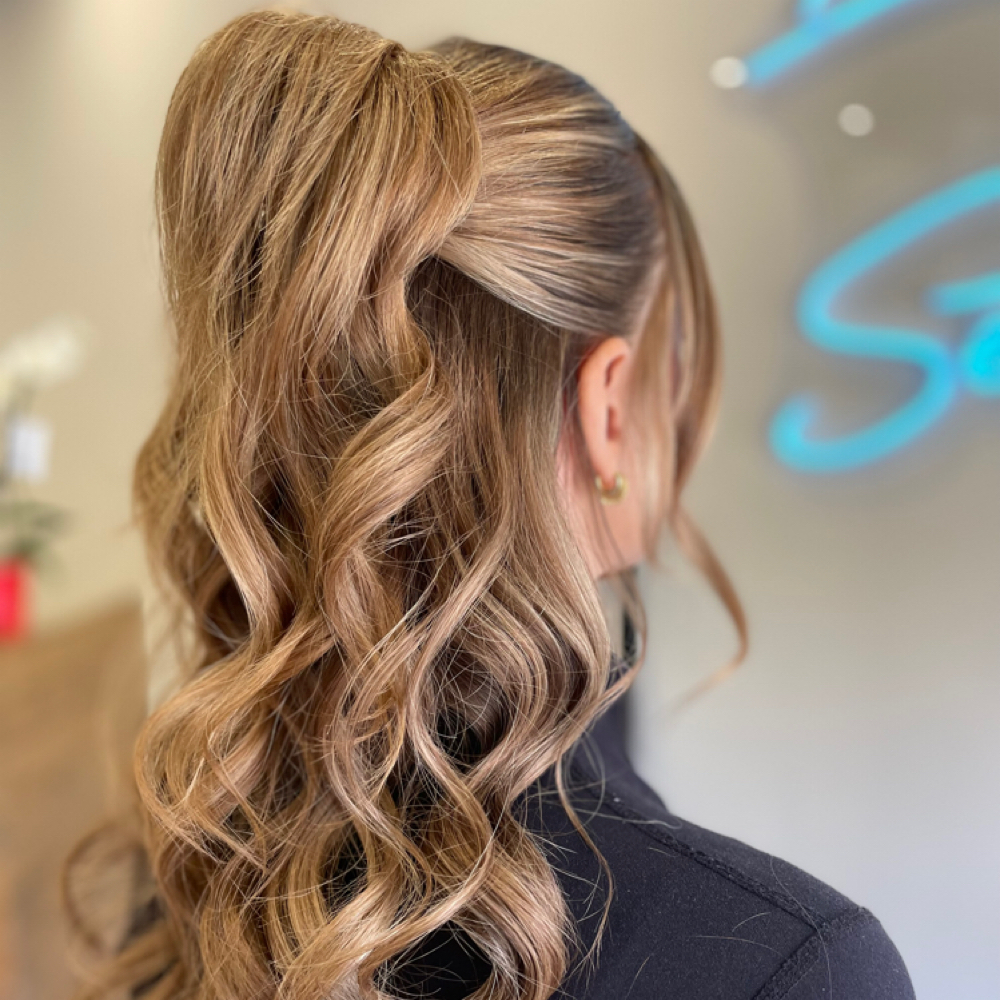 Updo at The Mane Garden Salon in Huntington, NY