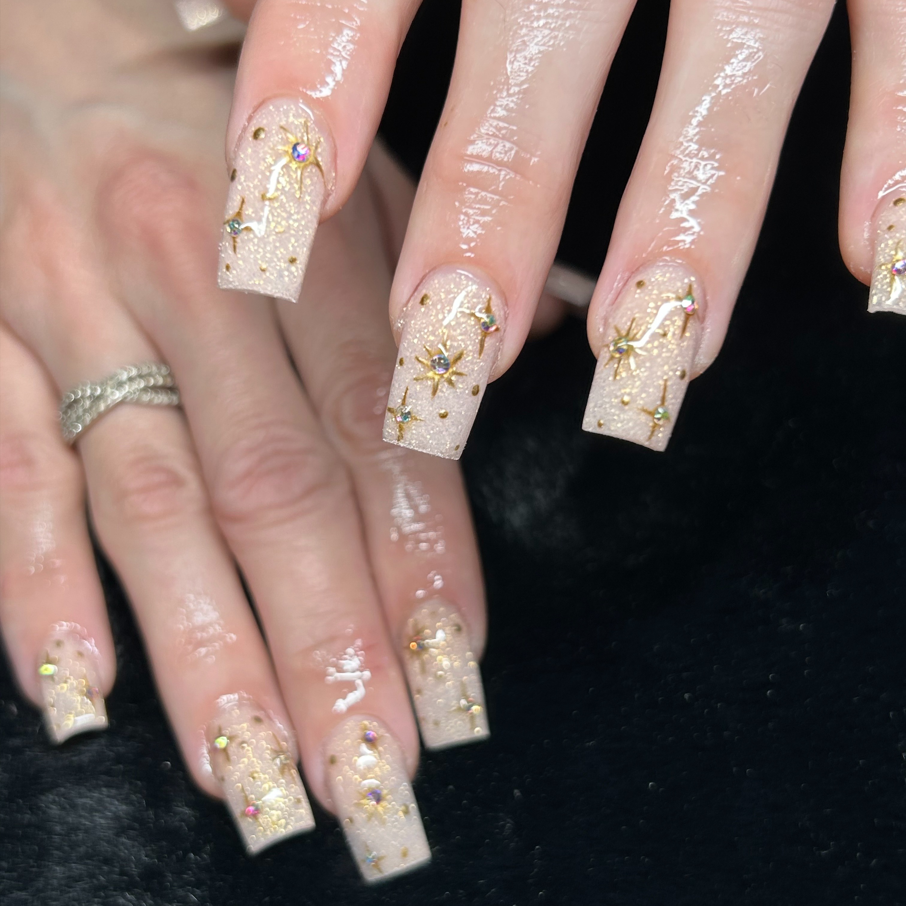 Some Art Acrylic Fill-in at Rumors Hair & Nail Salon in Burton, MI