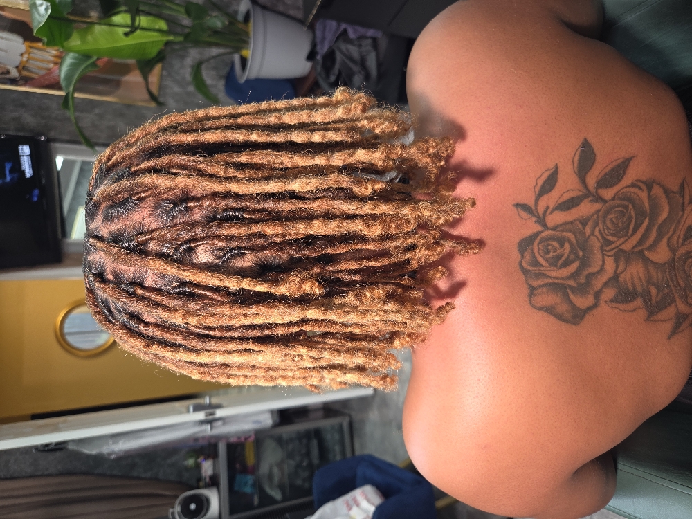Traditional Loc Retwist at My Knotty Crown in Mesquite, TX