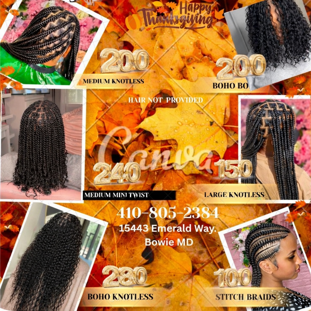 🌸 SPRING BRAIDS SpeciaL 🌸 at Braids By Titi in Bowie, MD
