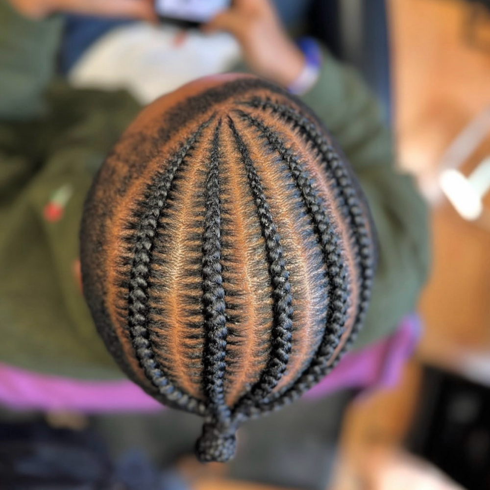 Shampoo & Straight Back Braids at Plumbhunneez in New Bedford, MA