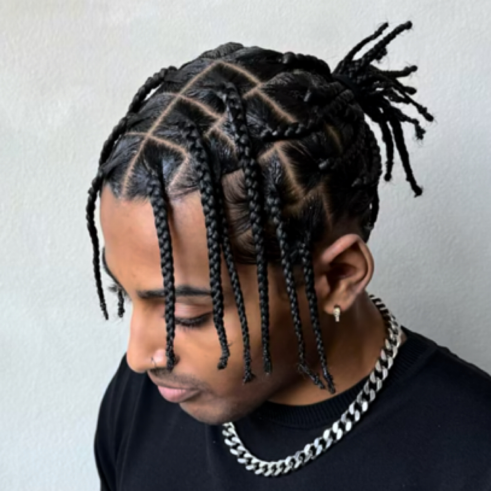 Box Braids (Men) at Haus Of Kartel in Rochester, NY