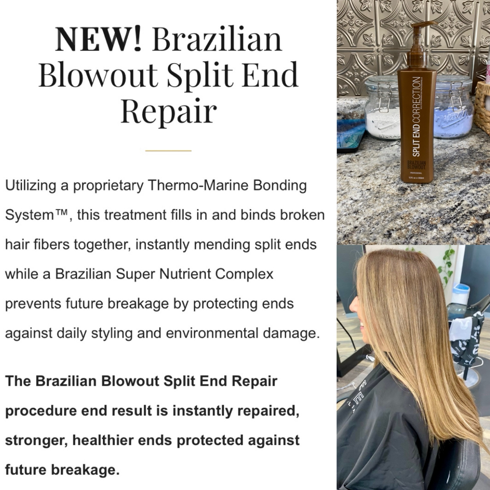 Brazilian Blowout Split End Repair