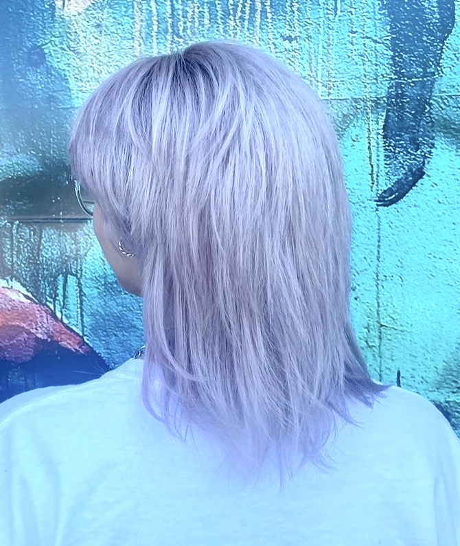 platinum root retouch - KRISTINA