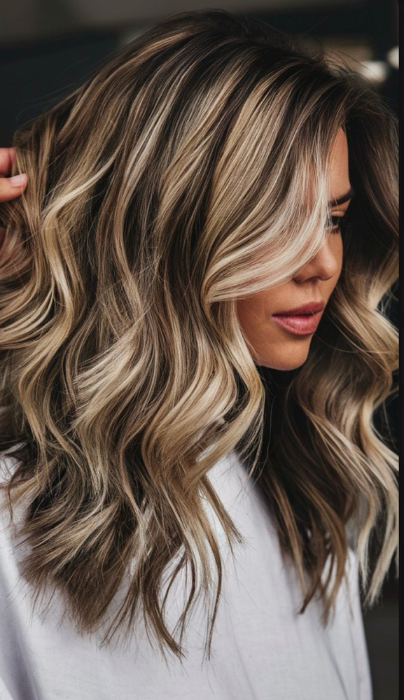 Full Balayage Highlight at Exquisite Lengths by Amanda in New Lenox, IL