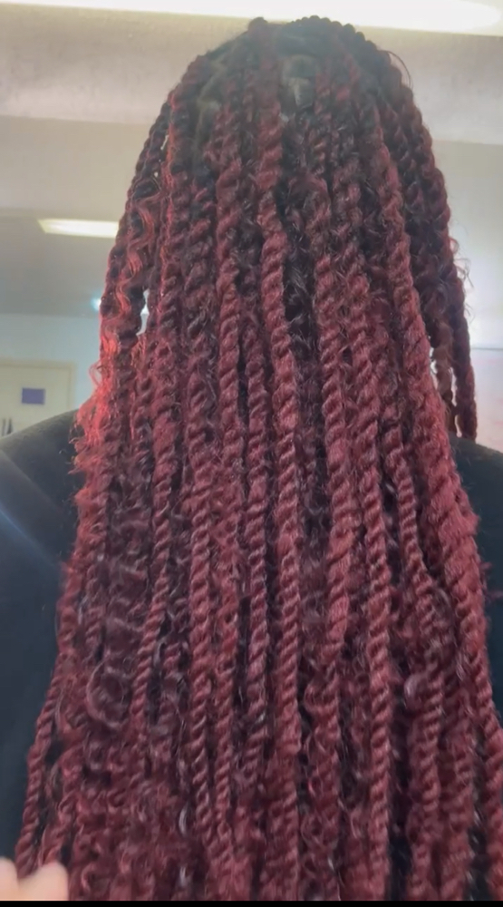 2 Strand Locs W/Weave at SimplyBella by DeaunderBarnes in Huntsville, AL