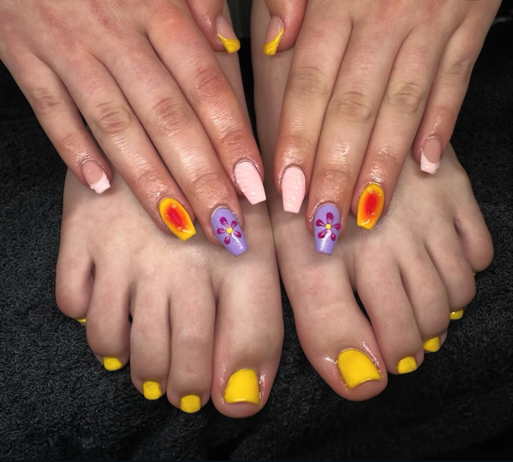Builder Gel Pedicure at The Nail Oasis in Antigo, WI
