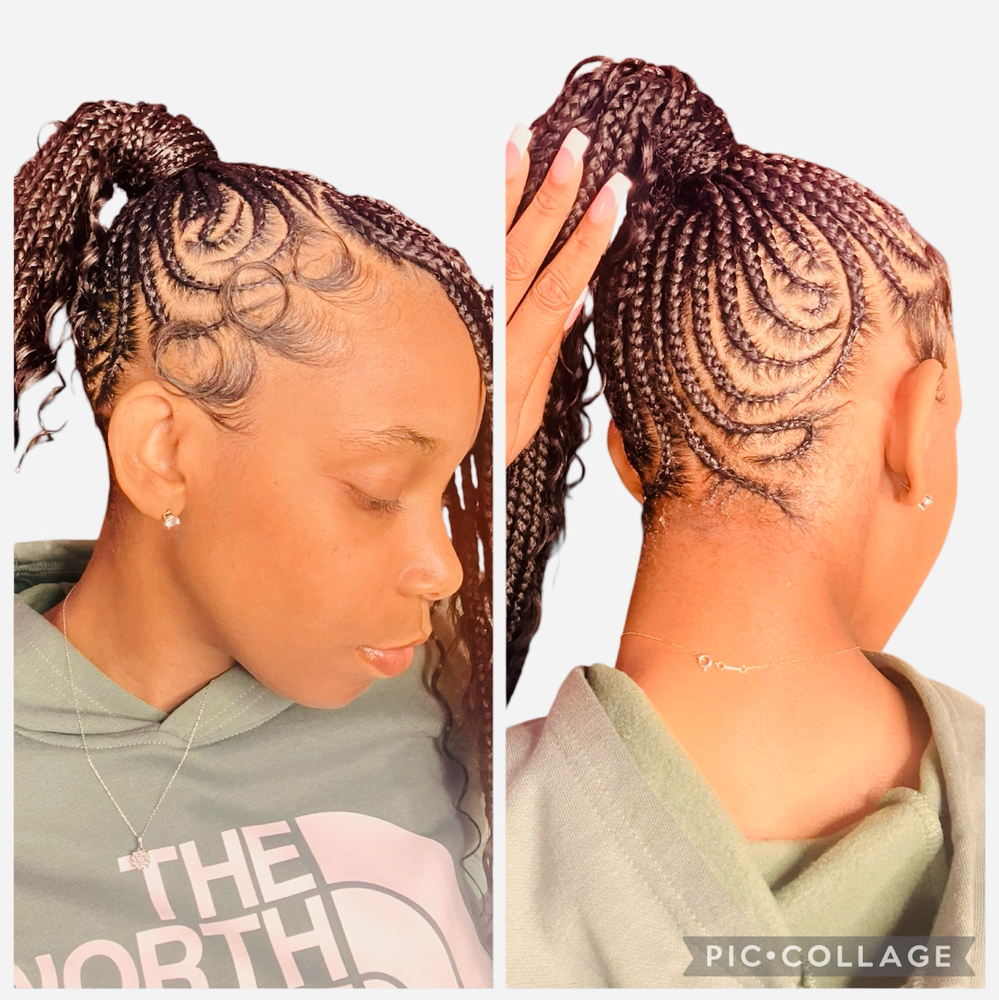 Boho Ponytail at Beautiful Braids LLC in Oakland, CA