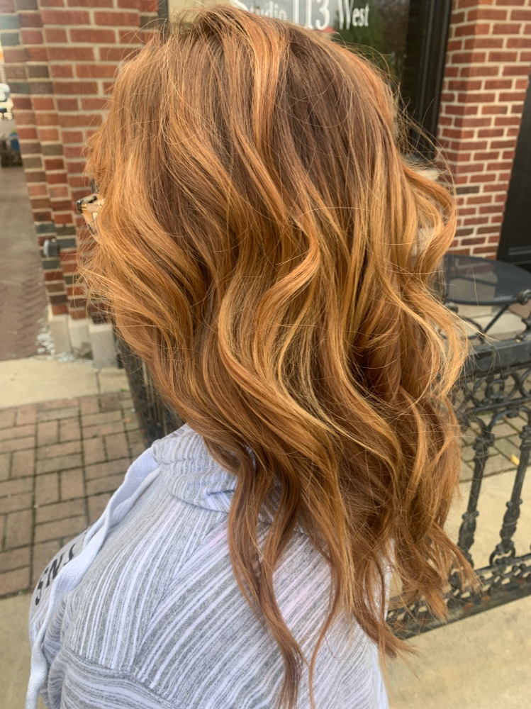Color With Flash Foils (long Hair)