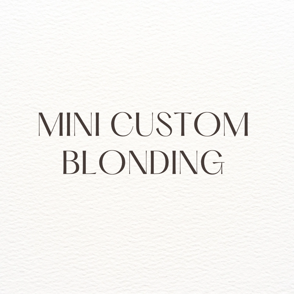 Mini Custom Blonding