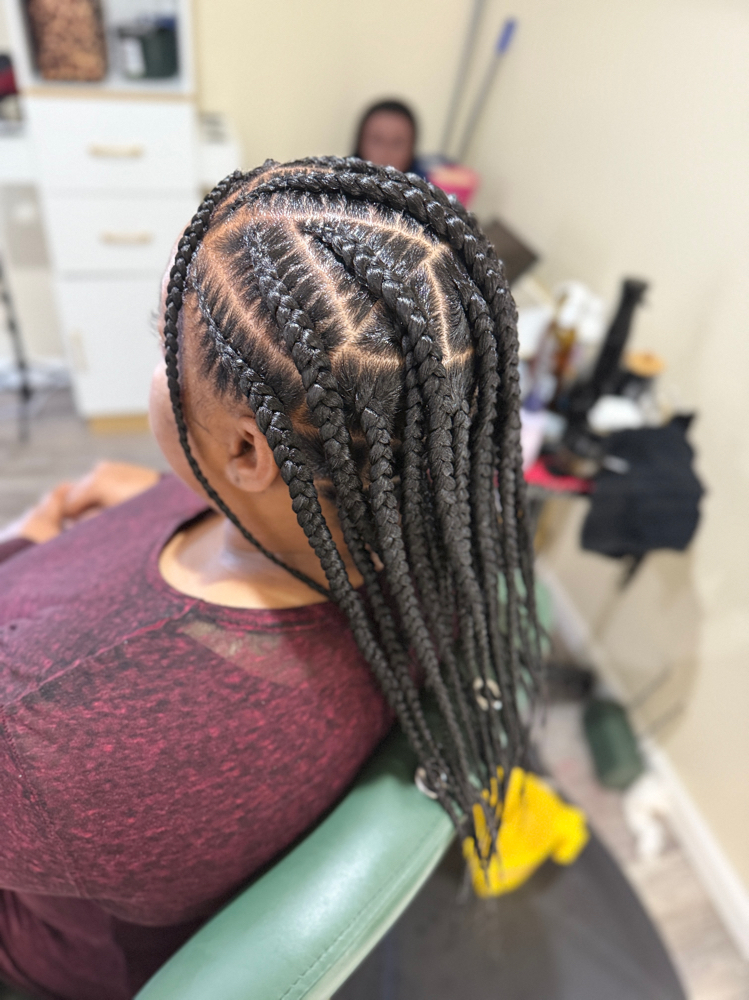 Tribal/Fulani Braids TOP ONLY