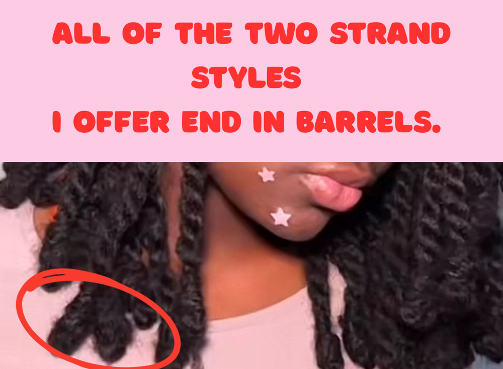 BARREL ENDS ONLY at YOLY’S BEAUTY BAR in Berlin, CT