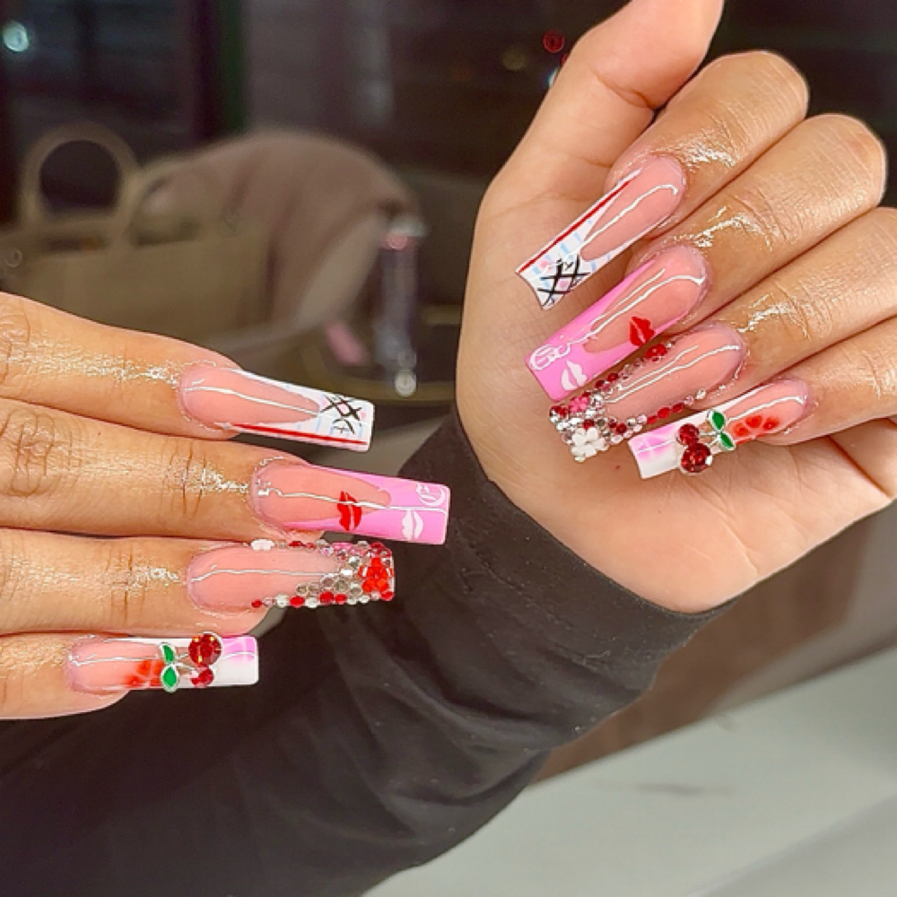 Nail Charms at SetsbyShorty in Downtown Los Angeles, CA