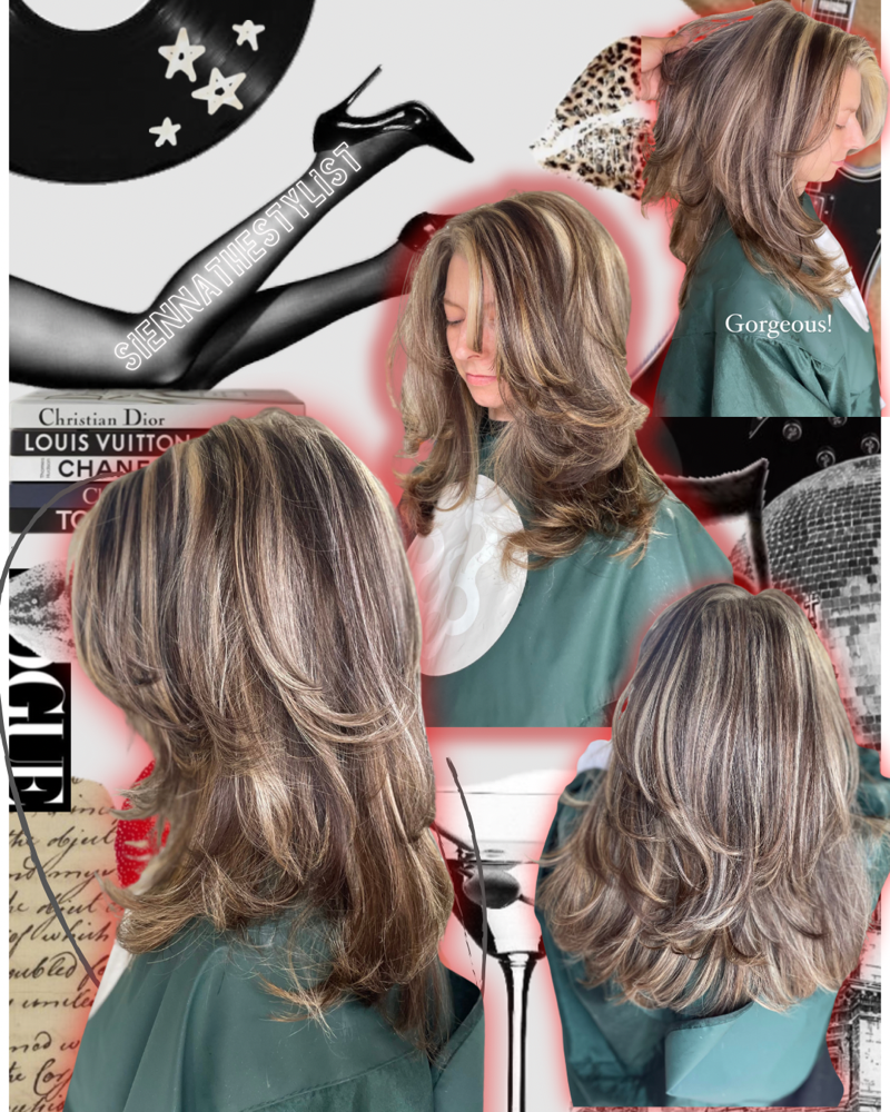 Custom Highlight & Lowlight at Siennathestylist in Pleasanton, TX
