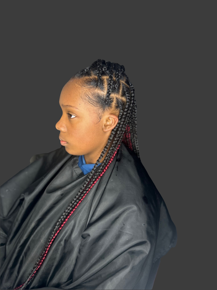 Kids Large  Box Braids