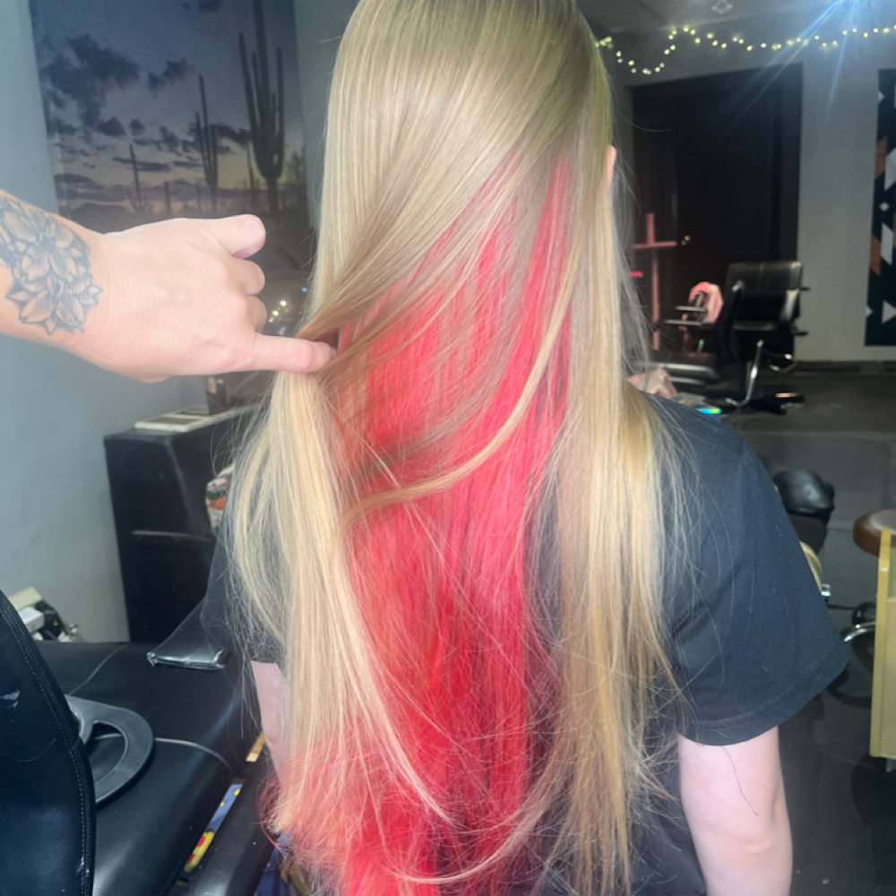 Partial Vivid Placement at Rockin AB Salon And Spa in Beebe, AR