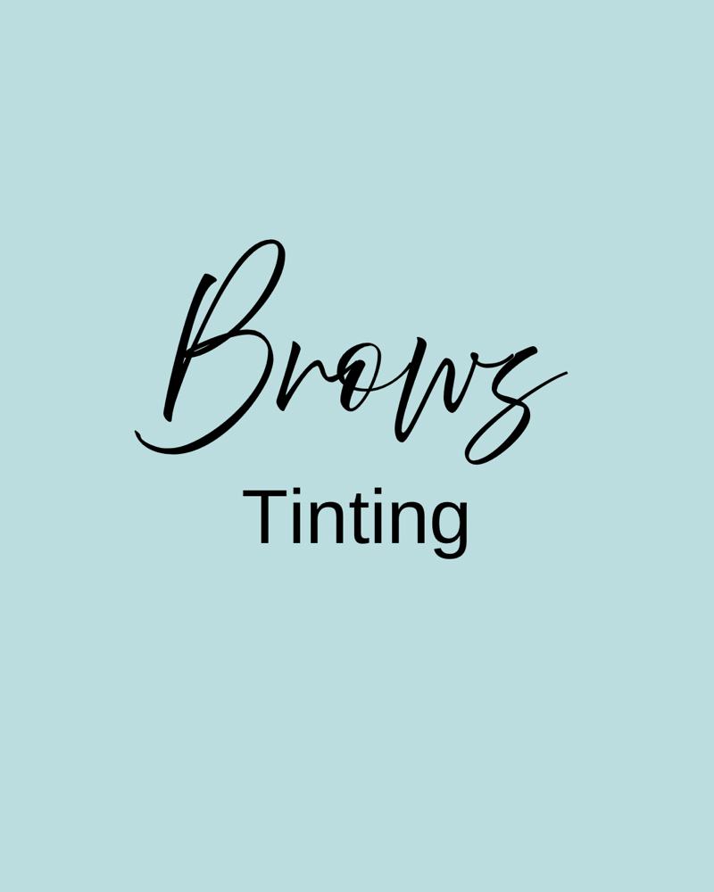Brow Tinting