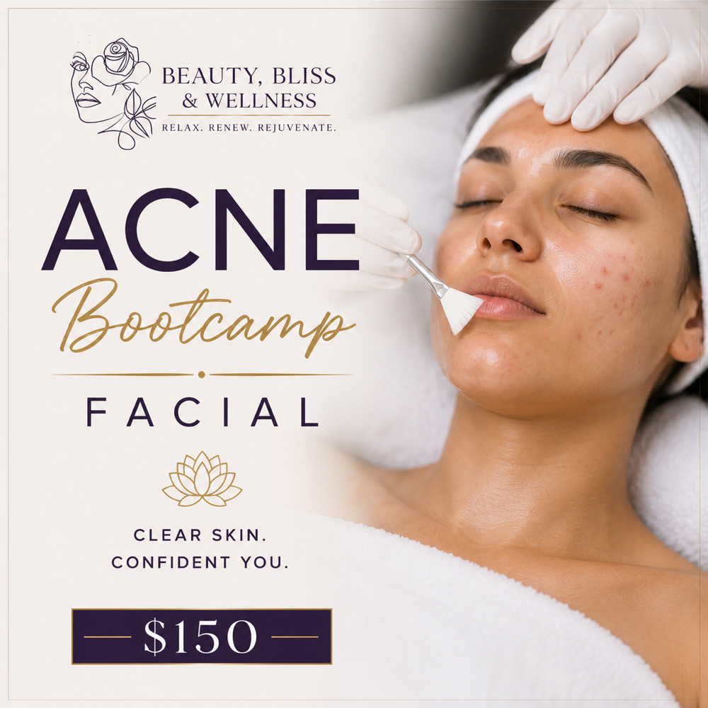 Acne Bootcamp Facial at Beauty, Bliss and Wellness LLC in Rainsville, AL