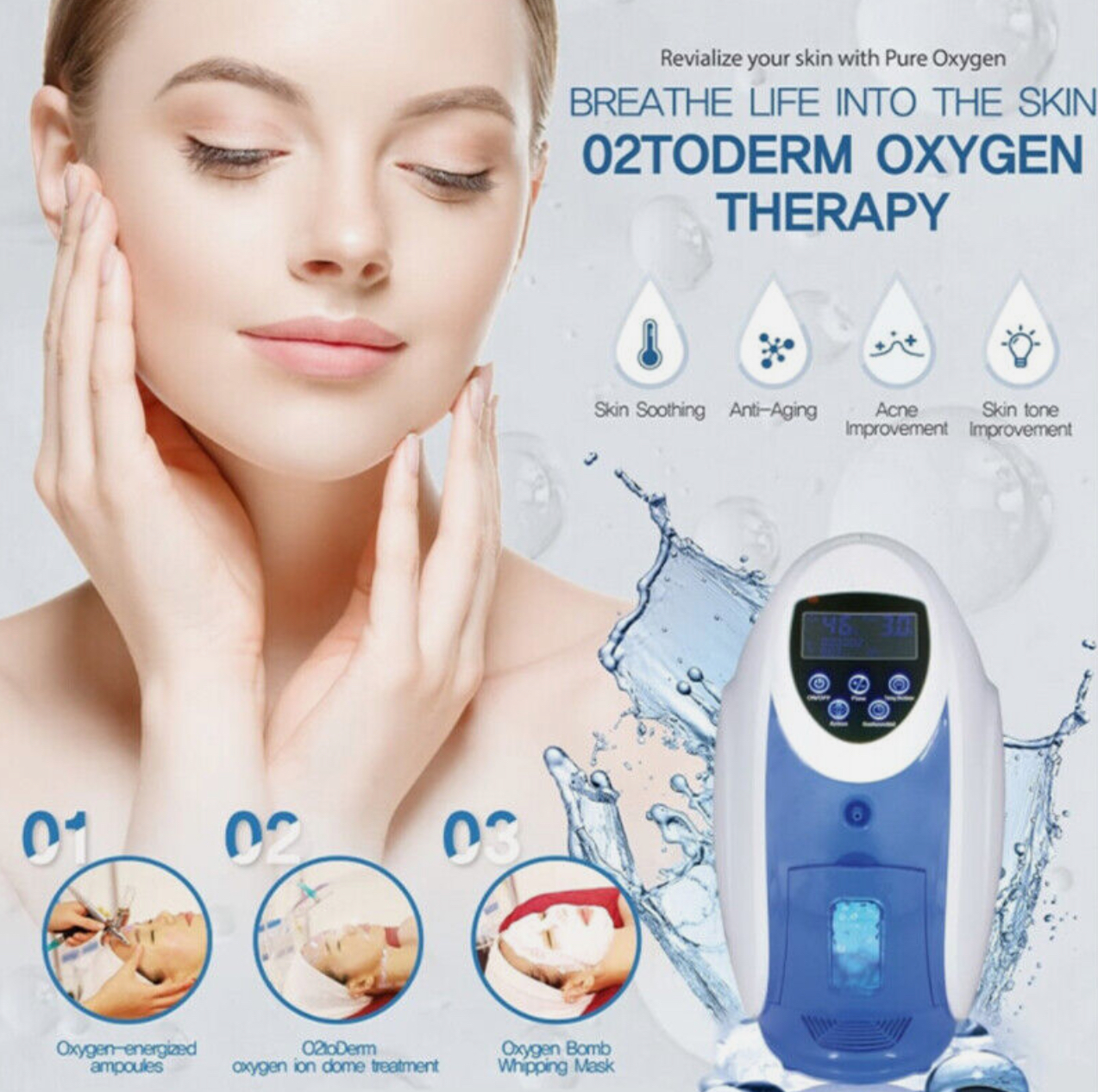 Glass Facial - O2TODERM