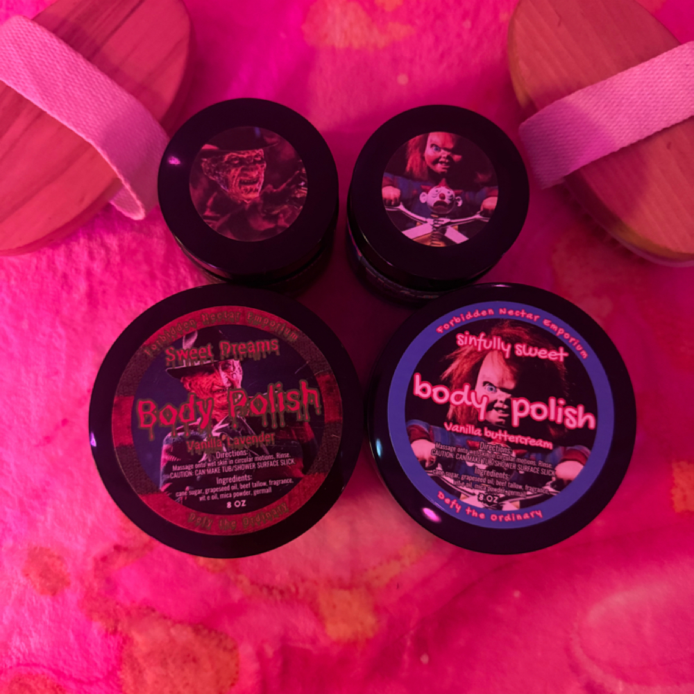 Freddy Inspired Body Scrub at Lakkey Lou’s Room in Elizabethton, TN
