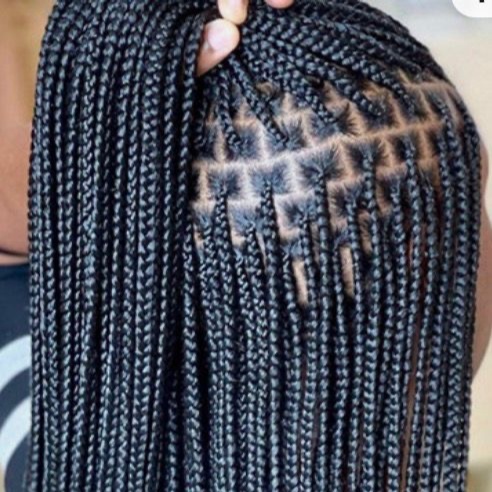 SMALL KNOTLESS BRAID at Yawa Hair Braiding & Locs in Texas, TX