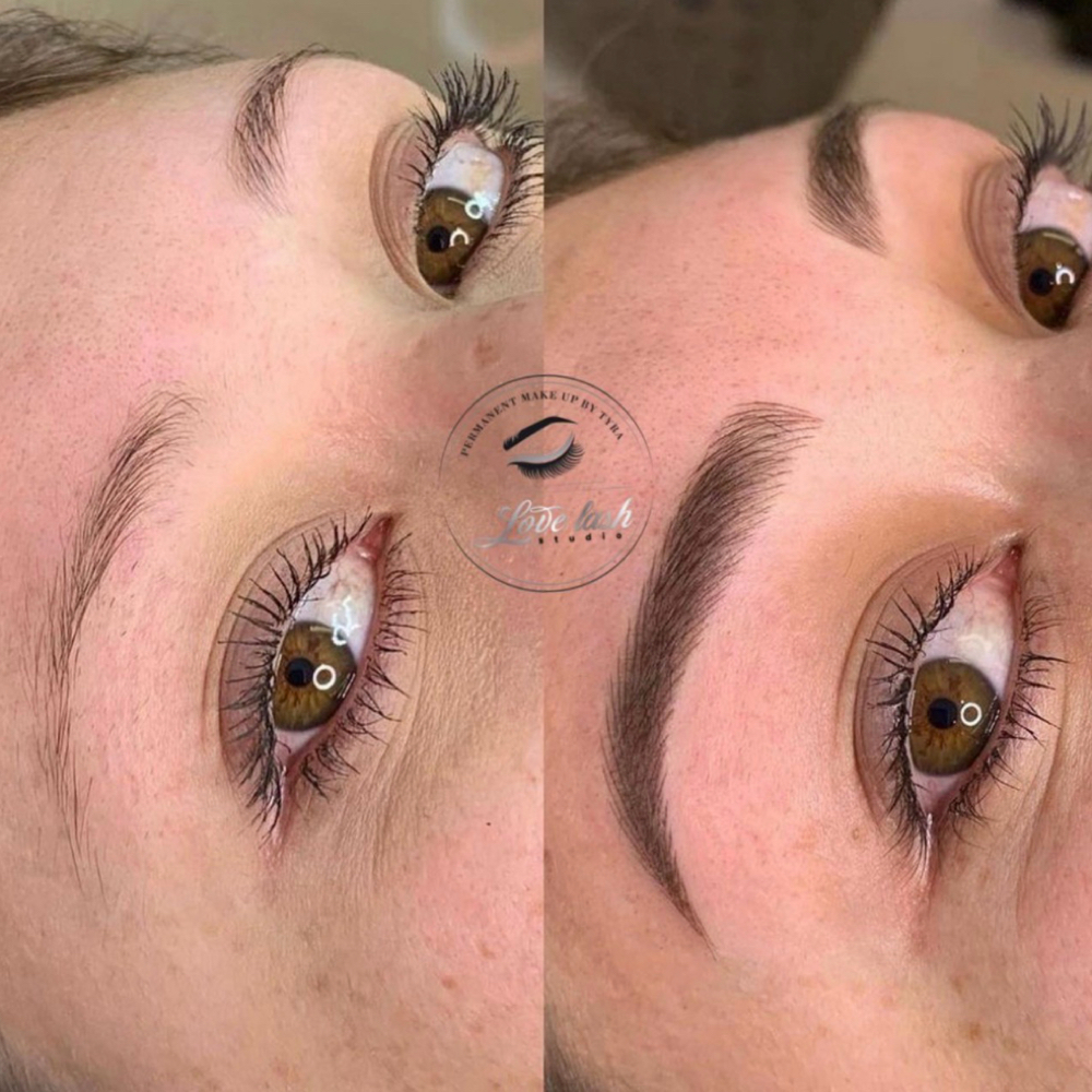 Micro/shading at Love lash studio in Laguna Hills, CA