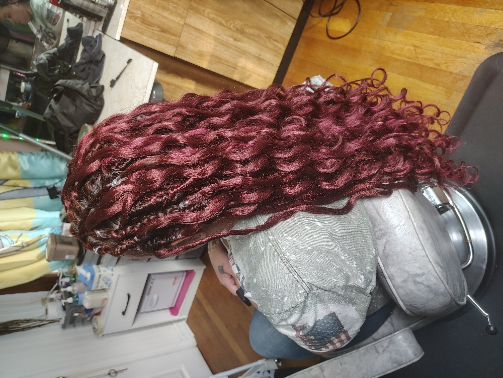Wavy Locs Or Dread Free Reign at Color Crave Hair Fixx in Covington, VA