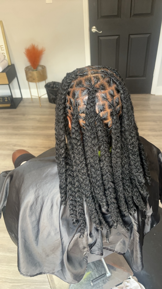 Wash,Retwist&Style With Flat Plaits at Dreaded Charm in Olive branch, MS