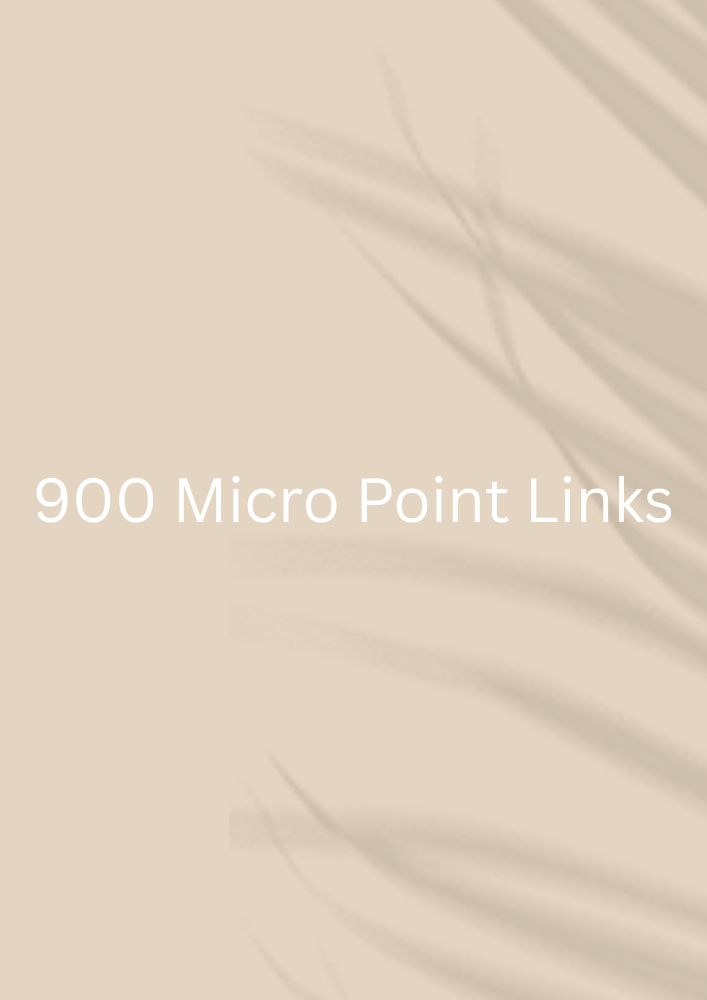 900 Micro Point Links