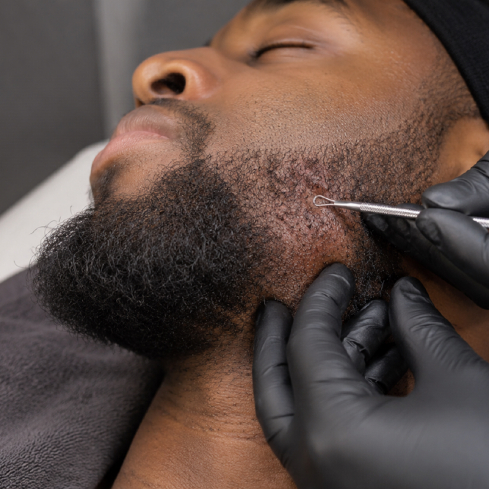 Beard Ingrown Corrective Treatment at Anastacia Beauty Lounge in Lake Park, FL