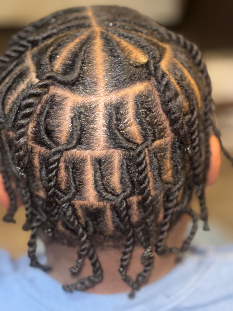 Flat Twist w/2 Strand Twist at Anointed Hands in Southaven, MS